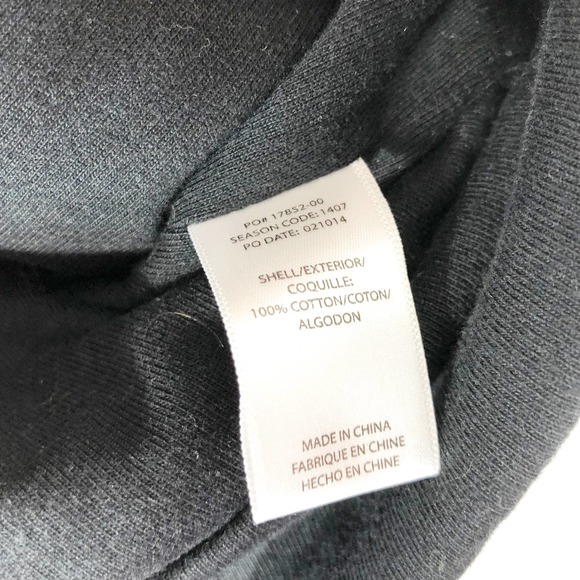 Splendid XS Vest Bridger Quilted Moto Zip Black Pockets Cotton Solid Collar 1054 - Picture 8 of 8